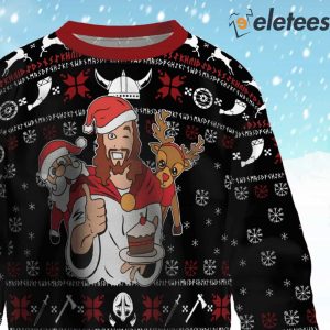 Santa on sale jesus sweater