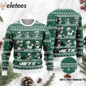 Jets Mickey Mouse Knitted Ugly Christmas Sweater1