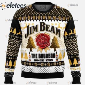 Jim Beam The Bourbon Ugly Christmas Sweater