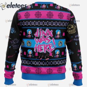 Jinx League of Legends Ugly Christmas Sweater1