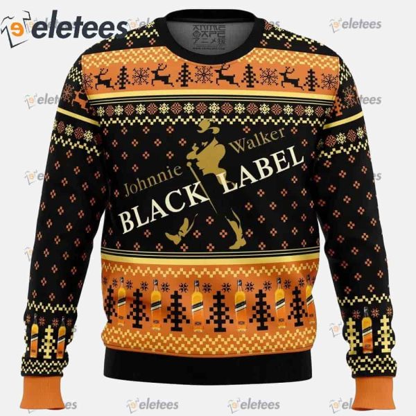Johnnie Walker Black Label Christmas Sweater