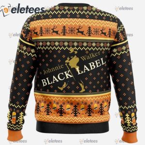 Johnnie Walker Black Label Ugly Christmas Sweater1