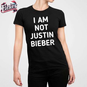 Jon Campbell I Am Justin Bieber Shirt 4