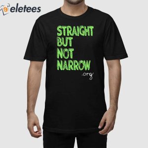 Josh Hutcherson Straight But Not Narrow Org Shirt 1