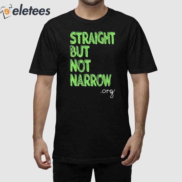 Josh Hutcherson Straight But Not Narrow Org Shirt