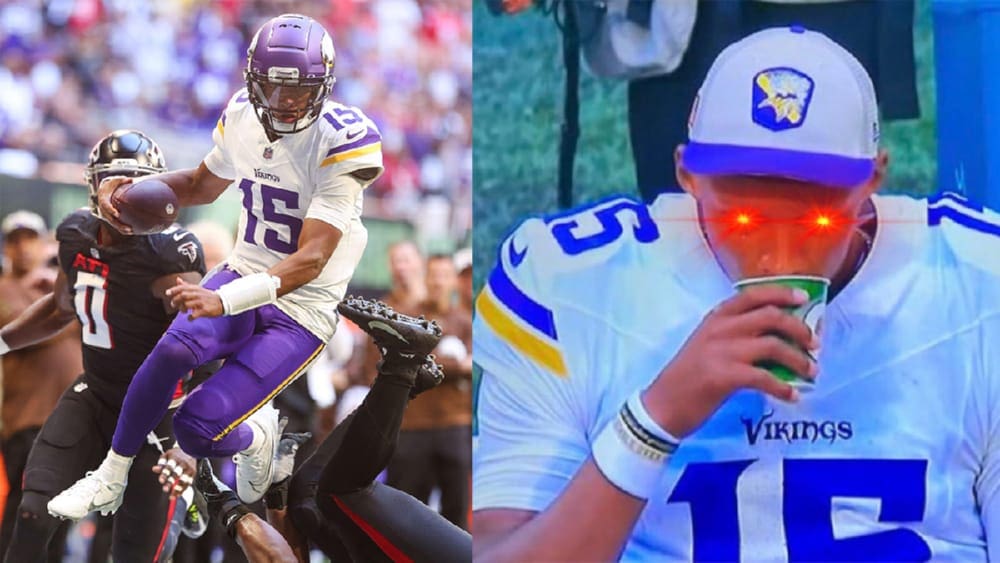 Joshua Dobbs Spectacular Debut Vikings Remarkable Comeback Victory Against the Falcons 1