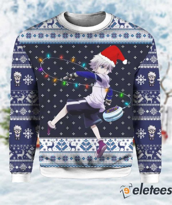 Killua Zoldyck v2 Hunter Ugly Christmas Sweater