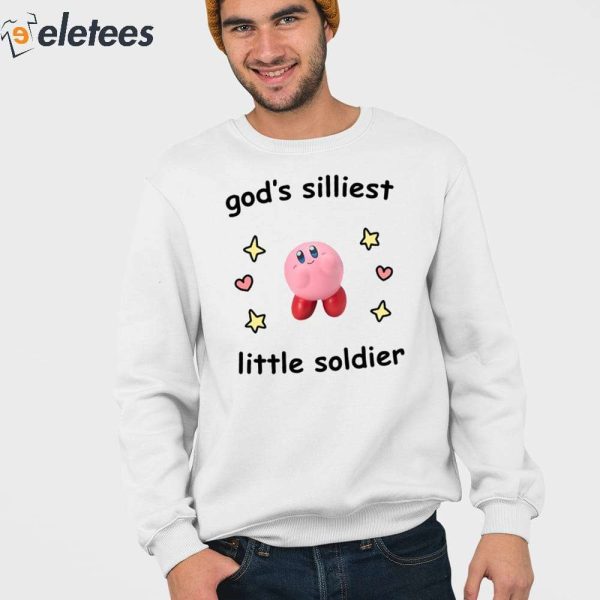 Kirby God’s Silliest Little Soldier Shirt