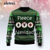 Lamb Fleece Navidad Ugly Christmas Sweater
