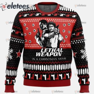 Lethal Weapon Is a Christmas Movie Ugly Christmas Sweater