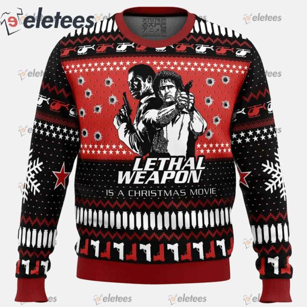 Lethal Weapon Is a Christmas Movie Christmas Sweater