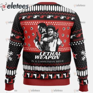 Lethal Weapon Is a Christmas Movie Ugly Christmas Sweater1