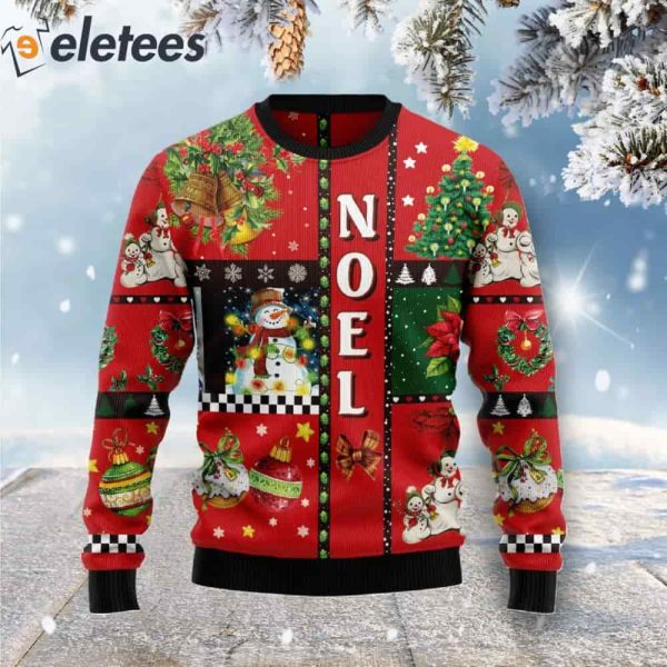 Lovely Snowman Noel Ugly Christmas Sweater