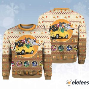 Lupin The 3rd Happy Trip Ugly Christmas Sweater 1