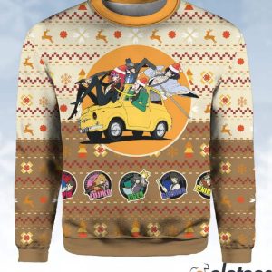 Lupin The 3rd Happy Trip Ugly Christmas Sweater