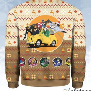 Lupin The 3rd Happy Trip Ugly Christmas Sweater 3