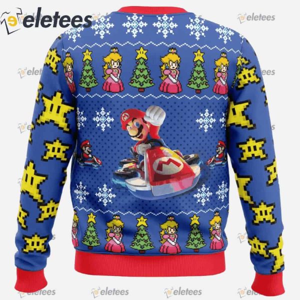 Mario Kart Queen Ugly Christmas Sweater