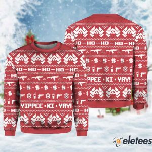 McClane Winter Die Hard Ugly Christmas Sweater 1