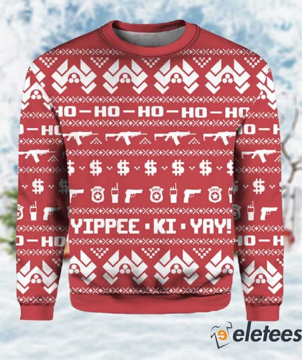 McClane Winter Die Hard Ugly Christmas Sweater