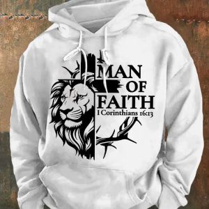 Men's Man Of God Casual Hoodie