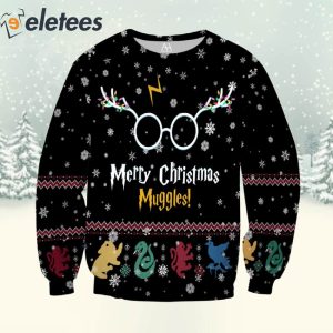 Merry Christmas Muggles 3D Print Shirt 2