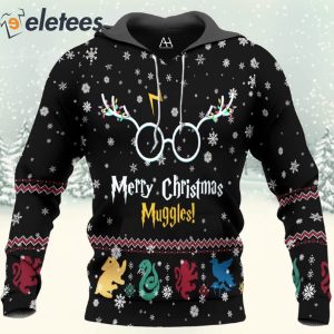 Merry Christmas Muggles 3D Print Shirt 3
