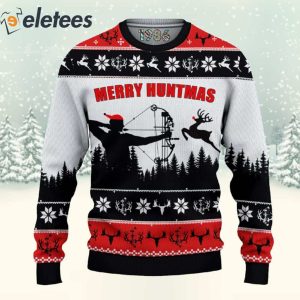 Merry Huntmas 3D Christmas Shirt2