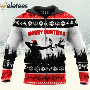 Merry Huntmas 3D Christmas Shirt4