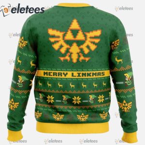 Merry Linkmas Legend of Zelda Ugly Christmas Sweater1