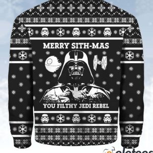 Merry Sith Mas Darth Vader Ugly Christmas Sweater 3