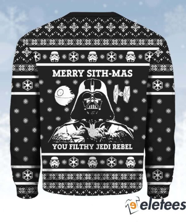 Merry Sith-Mas Darth Vader Ugly Christmas Sweater