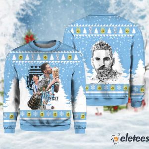 Messi Ugly Christmas Sweater