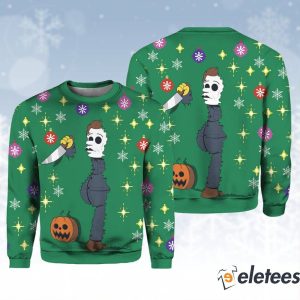 Michael Myers Ugly Christmas Sweater 1