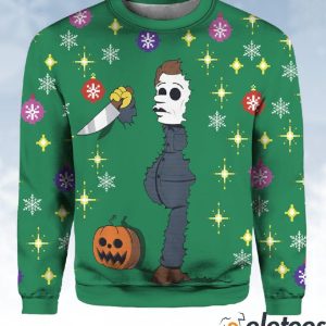 Michael Myers Ugly Christmas Sweater 2