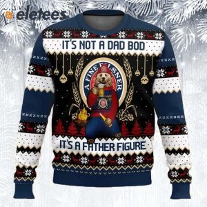 Miller Lite Beer Its Not A Dad Bod Its A Father Figure Ugly Christmas Sweater 2