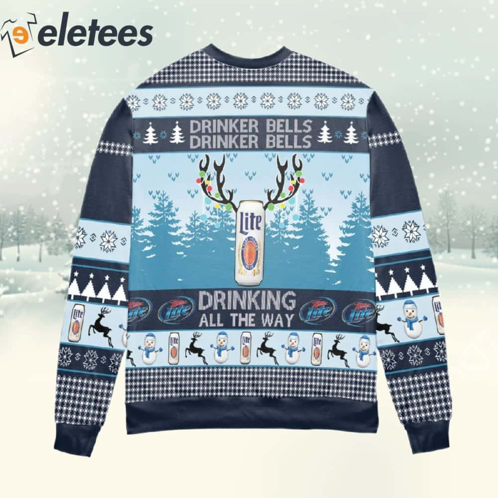 Miller lite christmas on sale sweatshirt