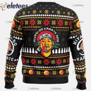 Miyagi Karate Dojo Ugly Christmas Sweater1