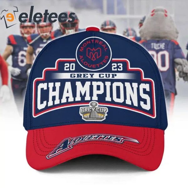 Montreal Alouettes 2023 Grey Cup Champions Hat