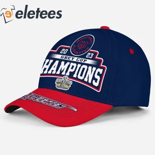 Montreal Alouettes 2023 Grey Cup Champions Hat