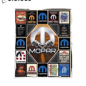 Mopar Sherpa-Fleece Blanket