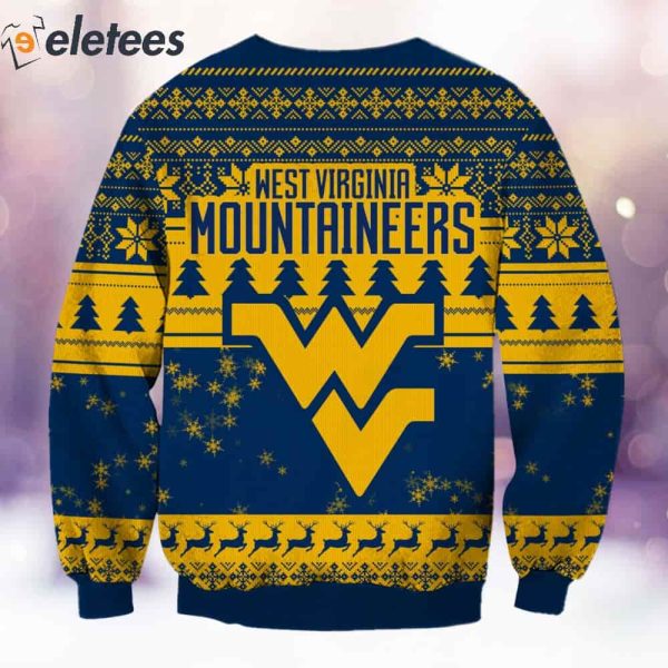 Mountaineers Grnch Christmas Ugly Sweater