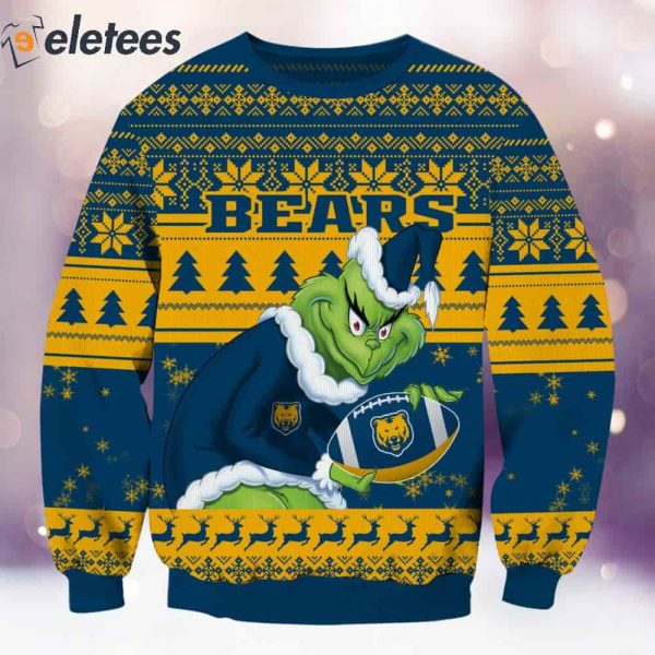 NC Bears Grnch Christmas Ugly Sweater