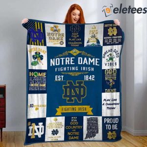 NC Notre Dame Fighting Irish Blanket 2