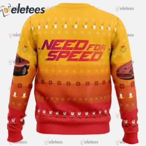 Need For Christmas Need For Speed Ugly Christmas Sweater1