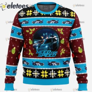 Need For Speed Ugly Christmas Sweater