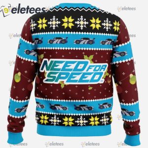 Need For Speed Ugly Christmas Sweater1