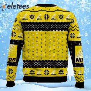 Nikon Camera Brands Ugly Christmas Sweater 2