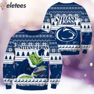 Nittany Lions Grnch Christmas Ugly Sweater 2