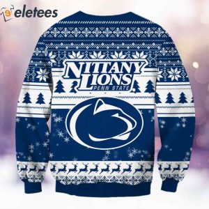 Nittany Lions Grnch Christmas Ugly Sweater 3