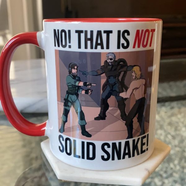 No That Is Not Solid Snake Mug